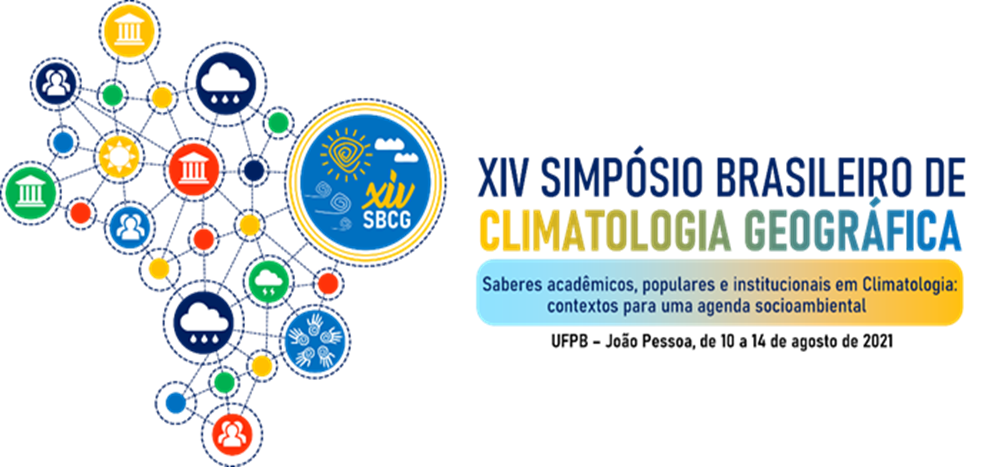 XIV SIMPÓSIO BRASILEIRO DE CLIMATOLOGIA GEOGRÁFICA XIV SBCG